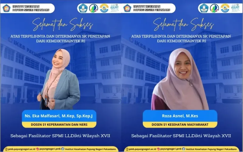Resmi Diangkat, Dua Orang Dosen Ikes Payung Negeri Pekanbaru Menjadi Fasilitator SPMI LLDikti Wilayah XVII